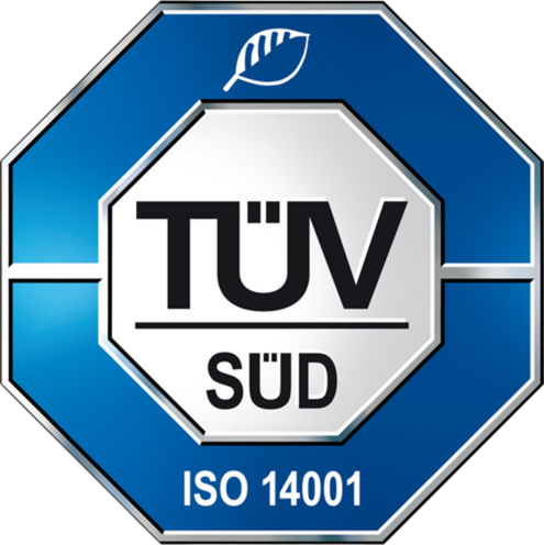 Logo TUV certificazione ISO 14001