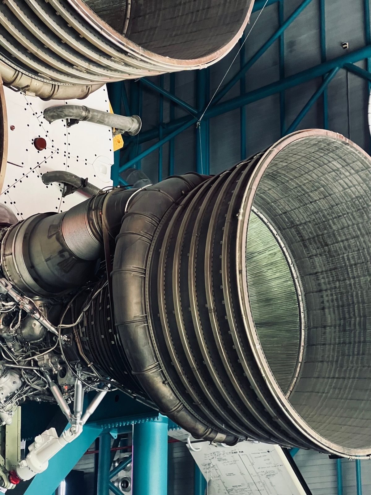 Dettaglio tecnico di un propulsore aerospace